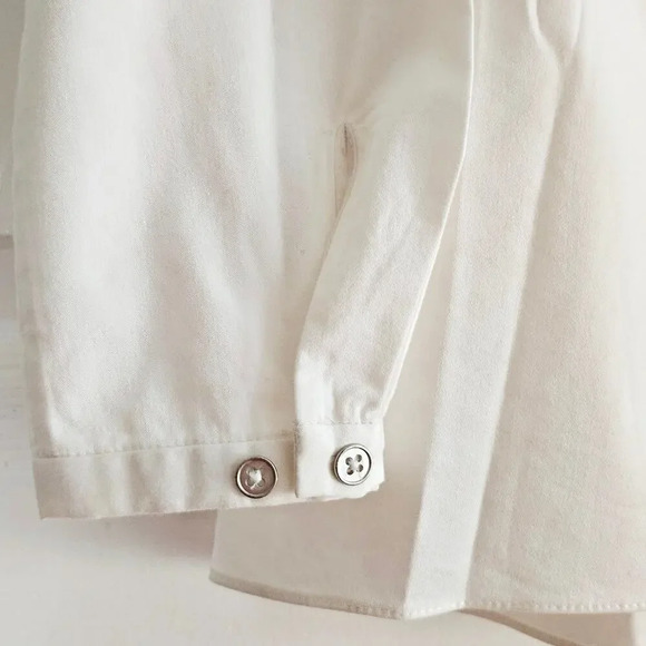 Elie Tahari NWOT Women's Lace Embroidery Button Down Blouse Small‎ Sheer Silk - Picture 6 of 15